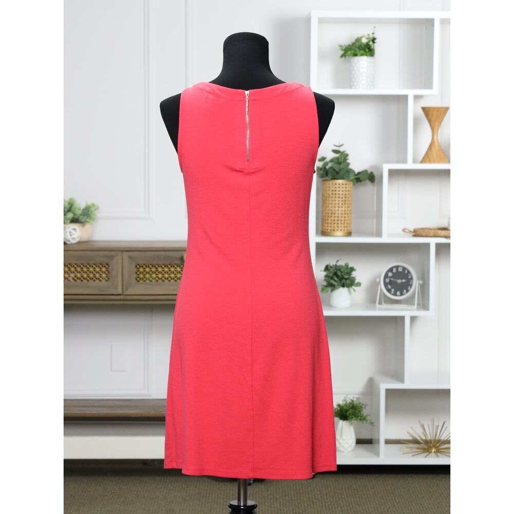 Tommy Bahama Sleeveless Shift Dress Pink Red Coastal Resort Vacation Small New - Picture 6 of 15